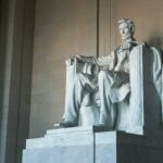 Posąg prezydenta Lincolna